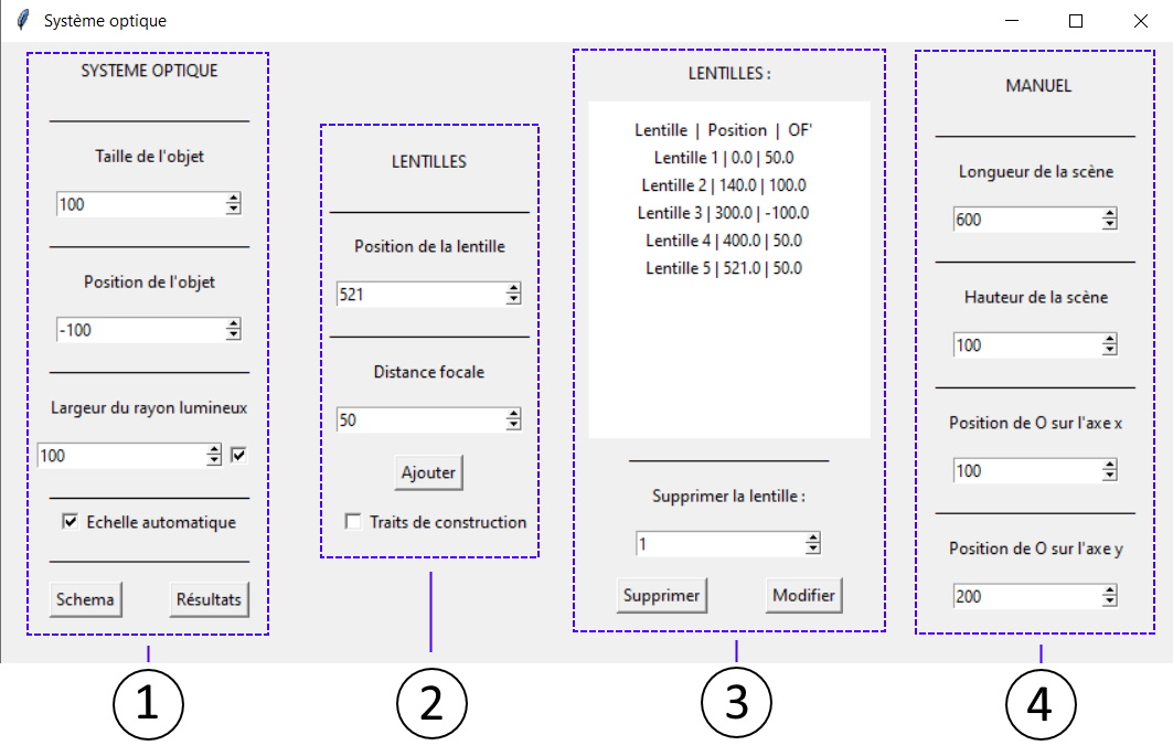 Software Menu